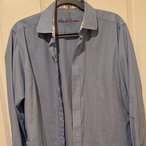 Robert Graham Light Blue Casual Button Down Shirt